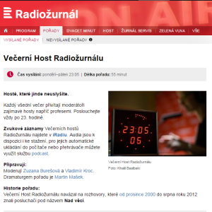 Večerní Host Radiožurnálu