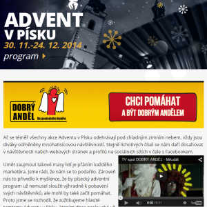 Advent v Písku