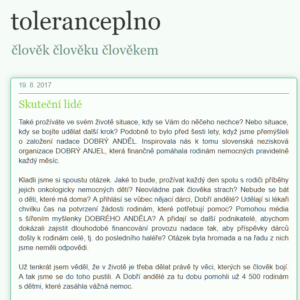 Tolerance plno